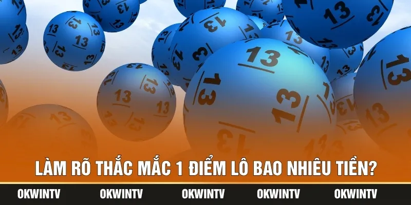 Làm rõ thắc mắc 1 điểm lô bao nhiêu tiền?