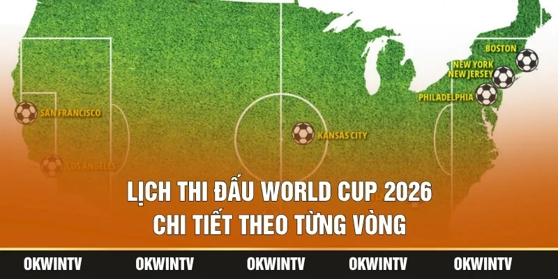 Lịch thi đấu World Cup 2026 chi tiết theo từng vòng